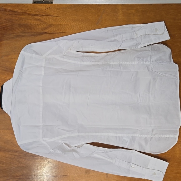 NWT J. Crew Amelie White Wren Slim Fit Shirt, Stretch Cotton Poplin Size 00 - Picture 6 of 6